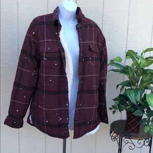 PacSun “paint splattered” design jacket